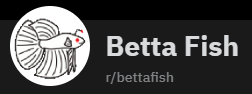 Reddit betta fish logo